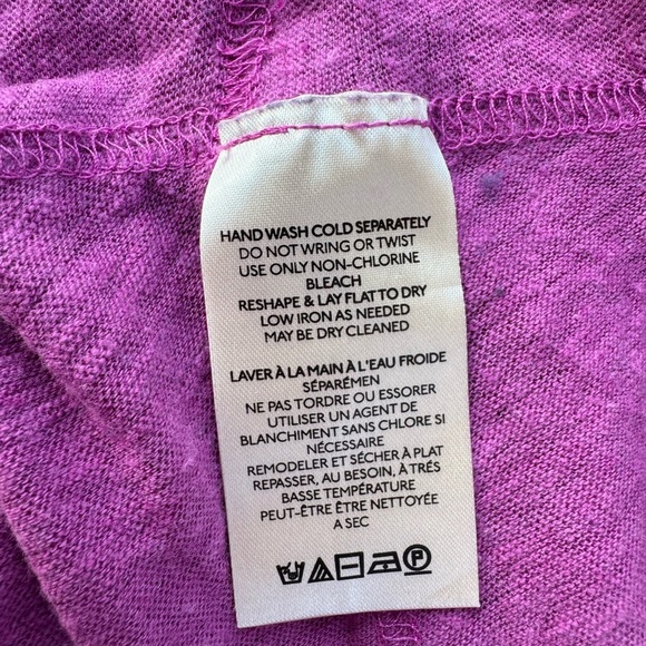 We The Free Free People Rosie drop waist tank Vibrant Purple V-Neck Size Large - Picture 9 of 16